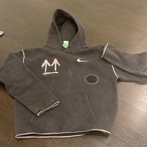 Off White X Nike Black Hoodie (size small)